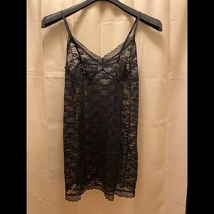 Sexy slip on lace dress